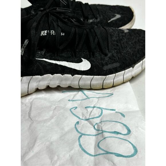 Nike Free Run 5.0 Black White Running Sneaker Shoe CZ1891-001 Women’s Size 7 - Picture 12 of 14